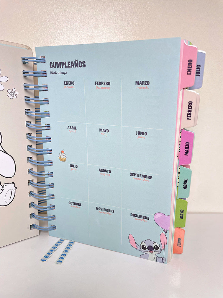 Agenda Stitch Diaria Mooving 2027