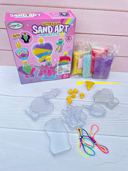 Set de Arte con Arena de Colores