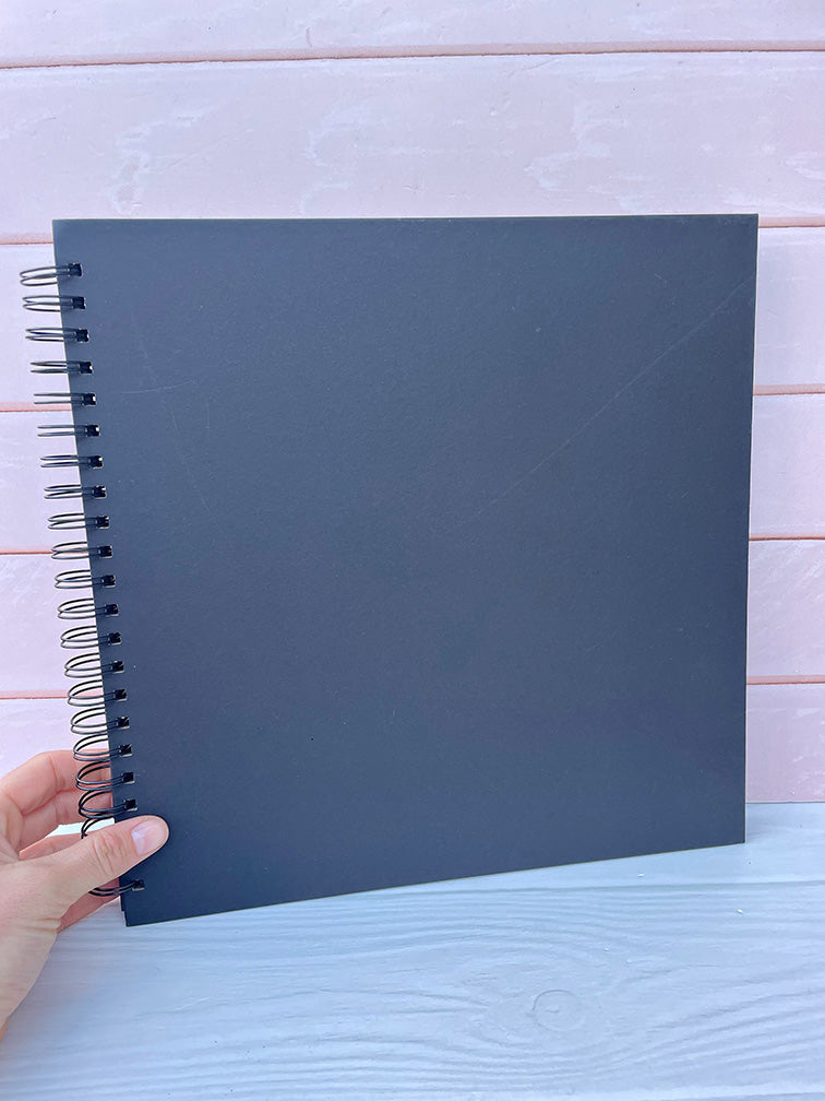 Álbum de Scrapbooking Negro 30x30 cm