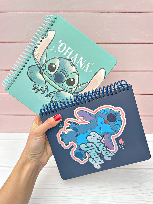 Cuaderno Premium 1/2 Oficio Stitch Mooving