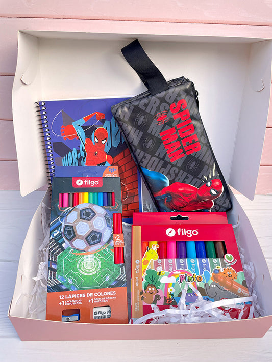 Cajita Spidermman Navidad