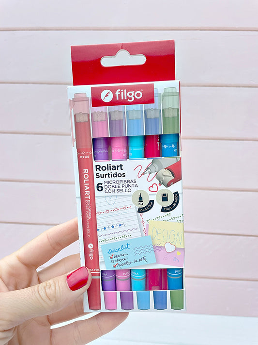 Microfibras Filgo Doble Punta con Sellitos