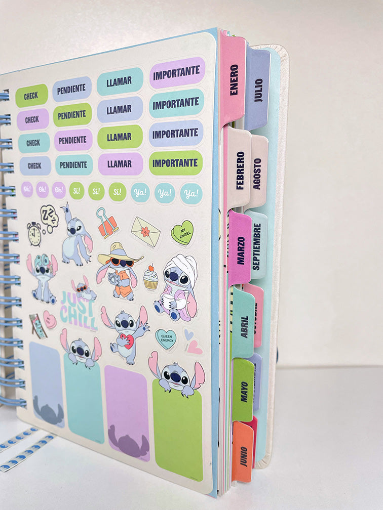 Agenda Stitch Diaria Mooving 2027