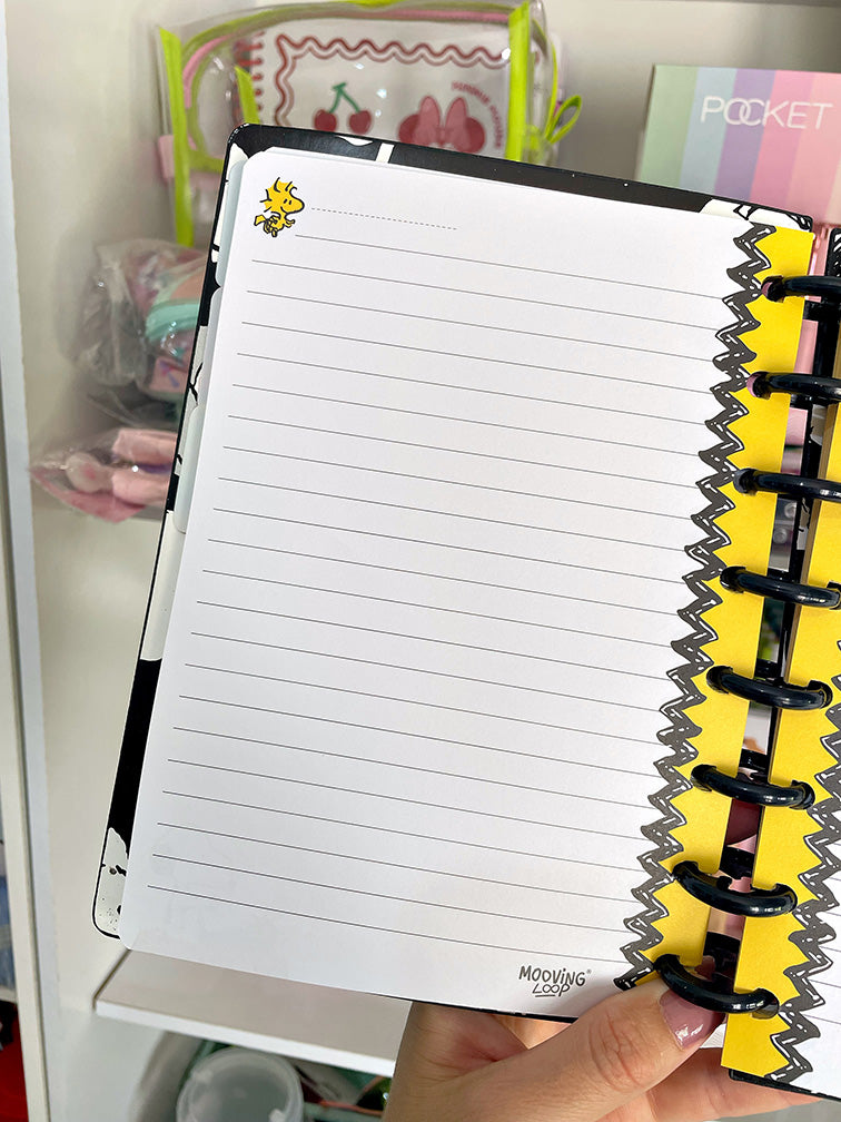 Cuaderno Snoopy 2026 con Sistema de Discos