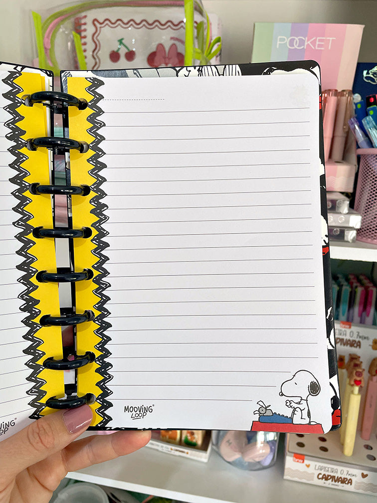 Cuaderno Snoopy 2026 con Sistema de Discos
