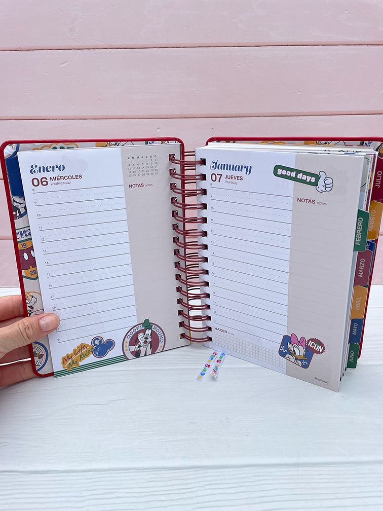 Agenda Mickey y Amigos Diaria Mooving 2027