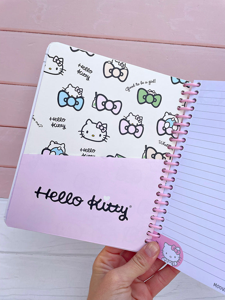Cuaderno Premium 1/2 Oficio Hello Kitty Mooving