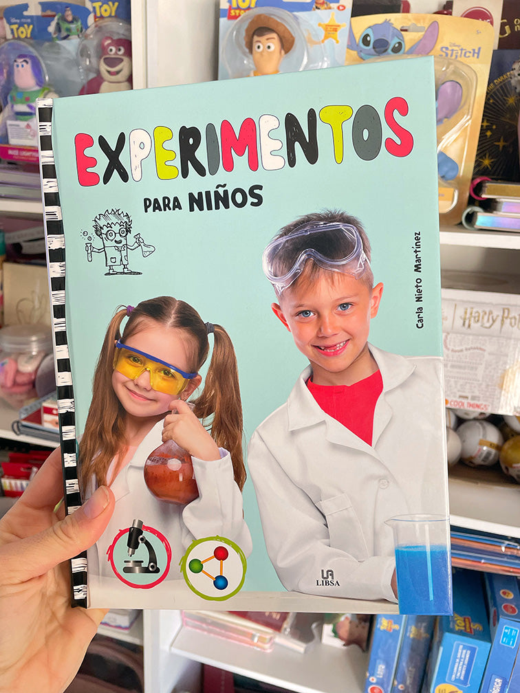 Libro educativo y didáctico de Experimentos para Niños