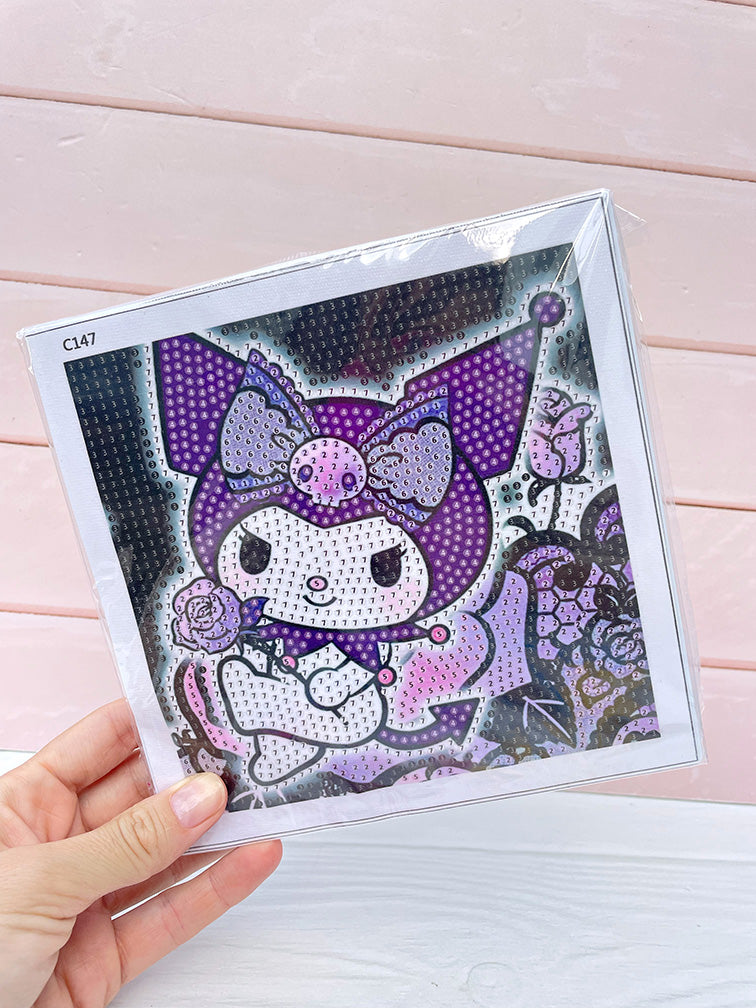 Diamond Painting Kuromi Cuadro de 18x18 cm