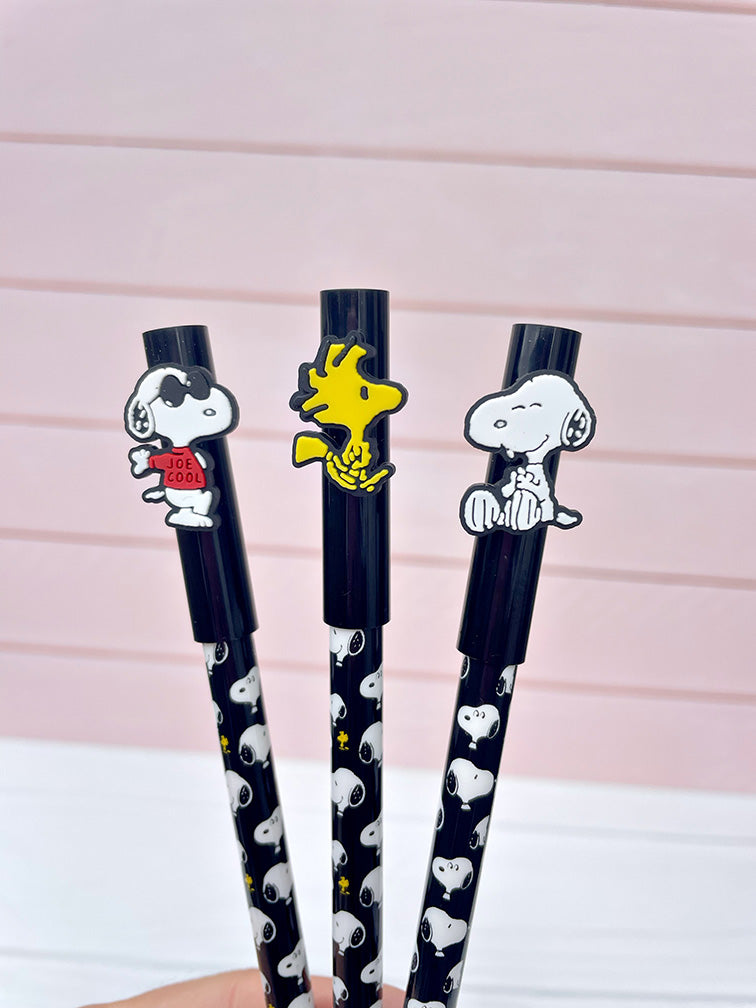 Cajita con 3 Lapiceras Snoopy