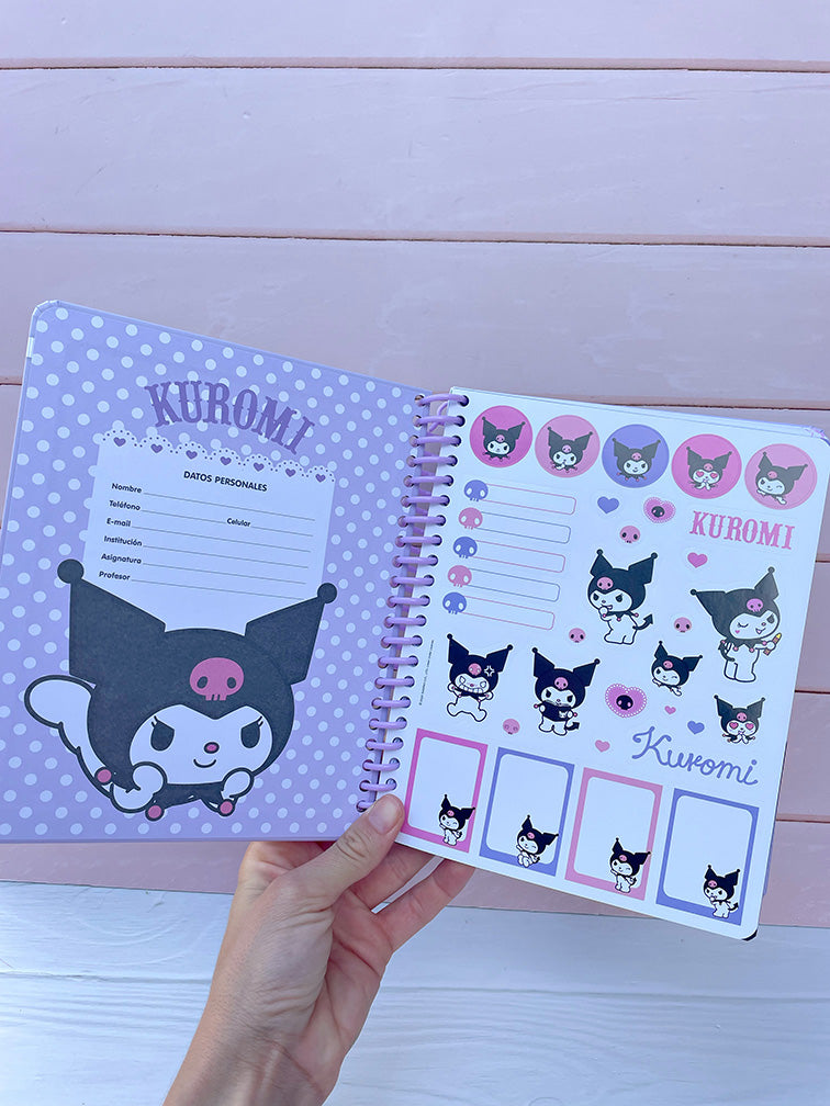 Cuaderno Premium 1/2 Oficio Kuromi - Nueva Colección -