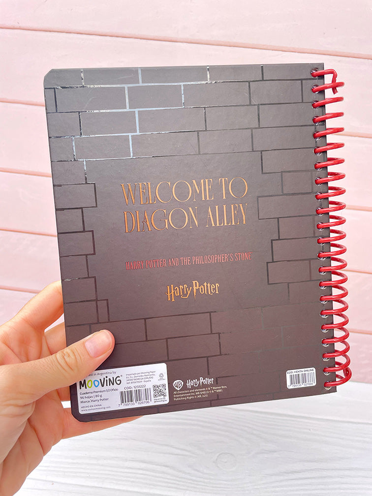 Cuaderno Premium 1/2 Oficio Harry Potter - Nueva Colección -
