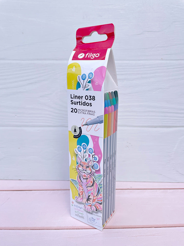 Cajita de 20 Microfibras Filgo