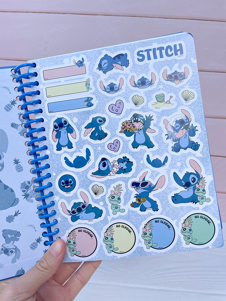 Cuaderno Premium 1/2 Oficio Stitch - Nueva Colección -
