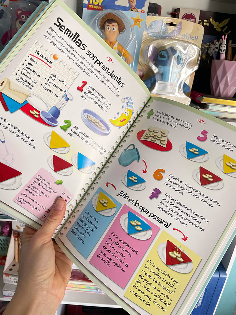 Libro educativo y didáctico de Experimentos para Niños