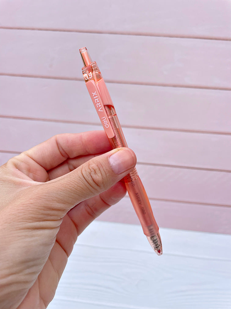 Lapicera Retráctil Tinta Gel Azul Deli