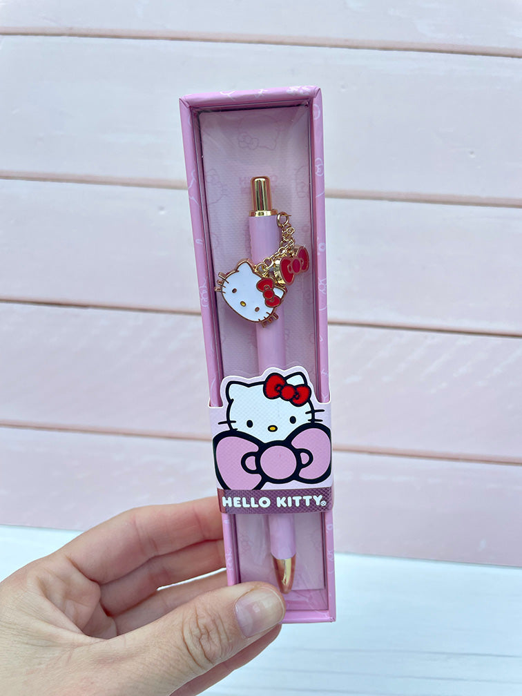 Lapicera Metálica en Caja Hello Kitty