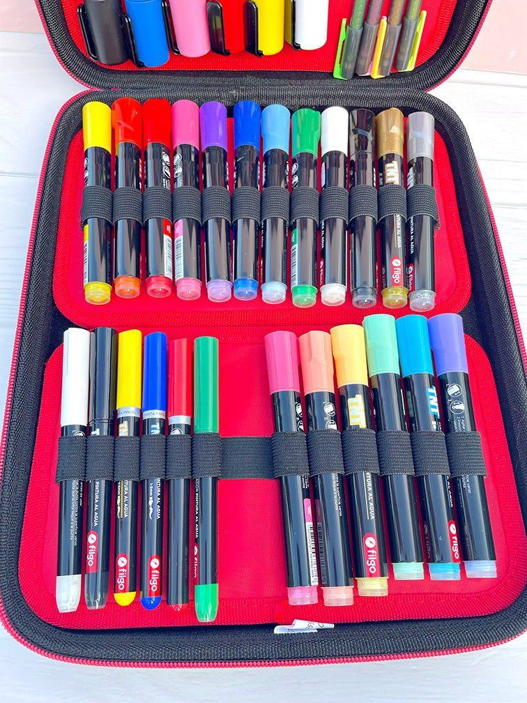 Valijita con 48 Piezas TNT Múltiples superficies Filgo