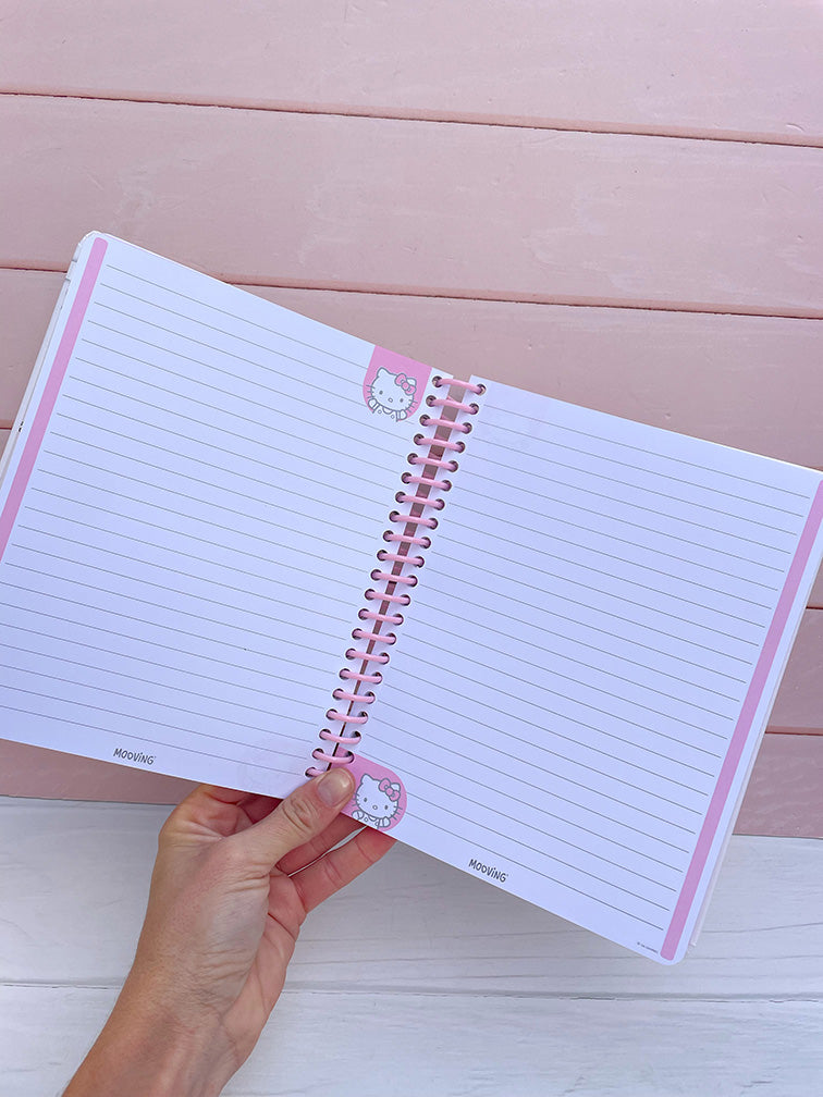 Cuaderno Premium 1/2 Oficio Hello Kitty Mooving