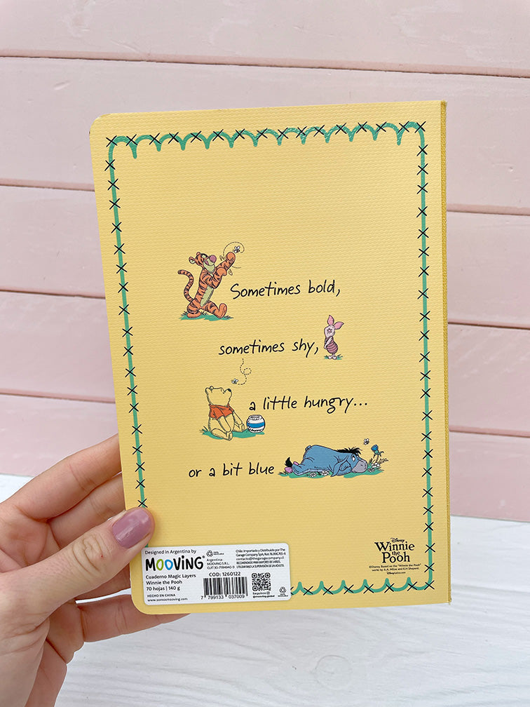 Cuaderno "Capas Mágicas" Winnie Pooh
