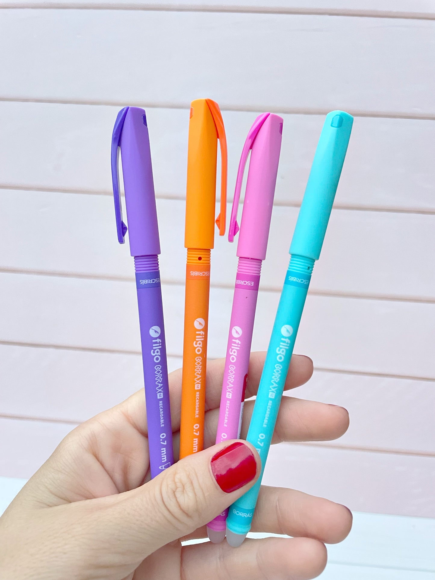 Lapiceras Borrables Filgo de Colores x4