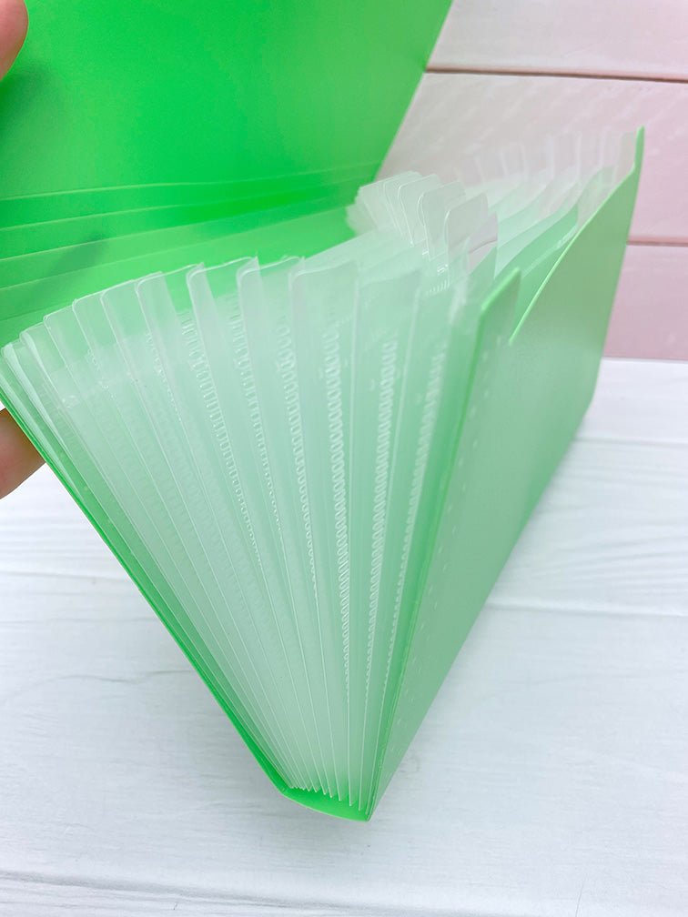 Carpeta ara Recibos con 12 Divisiones