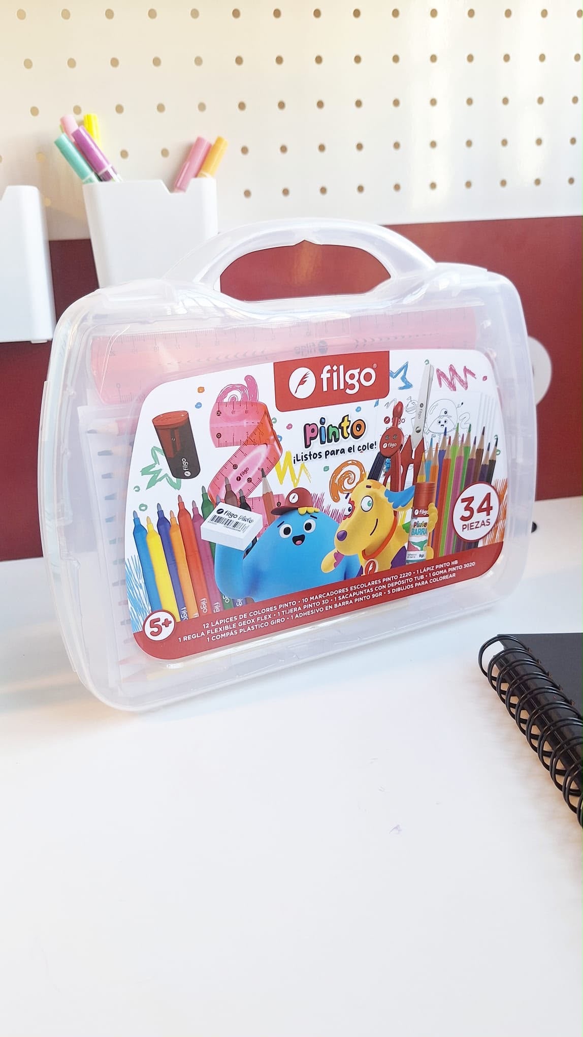 Valijita Escolar de 34 Piezas Filgo
