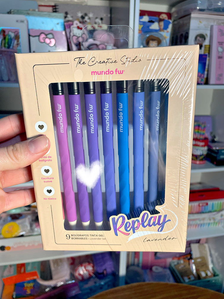 Lapiceras Borrables de Colores x9 Fw