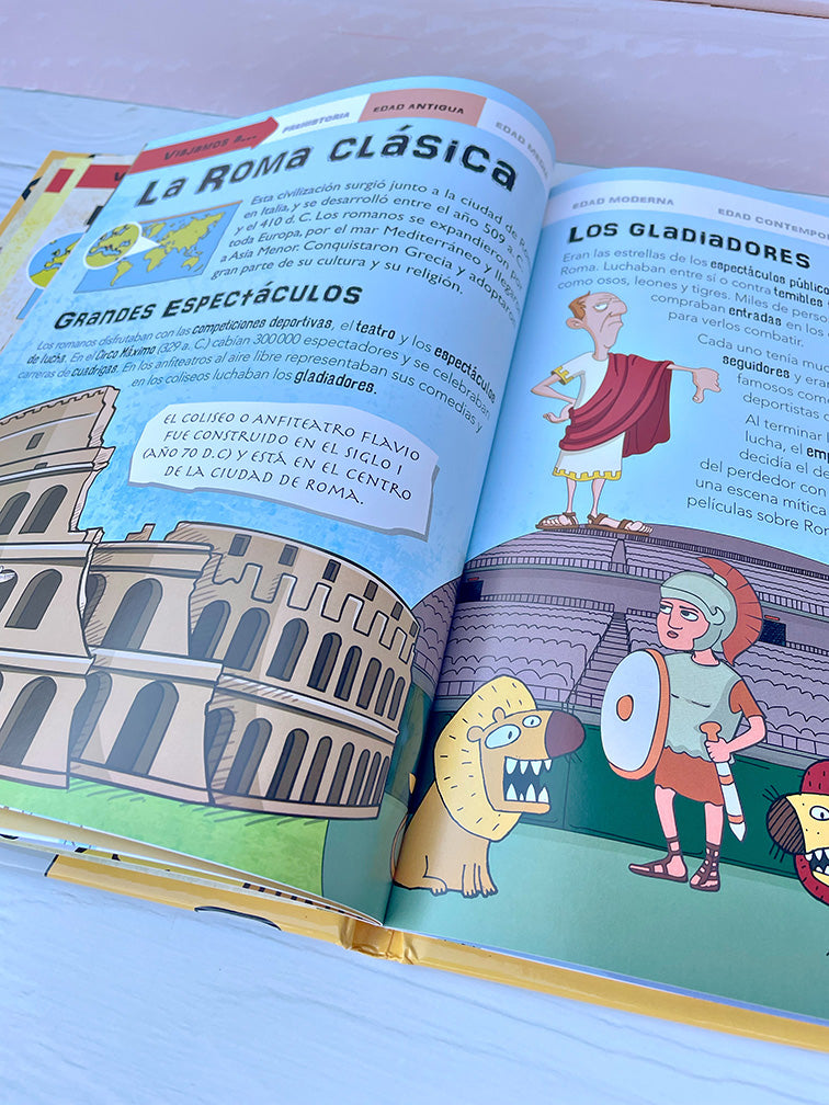 Libros de Historia y Georgrafía Ilustrados