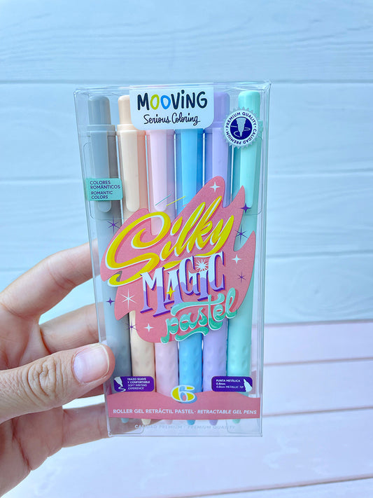 Lapiceras Gel Pastel Mooving