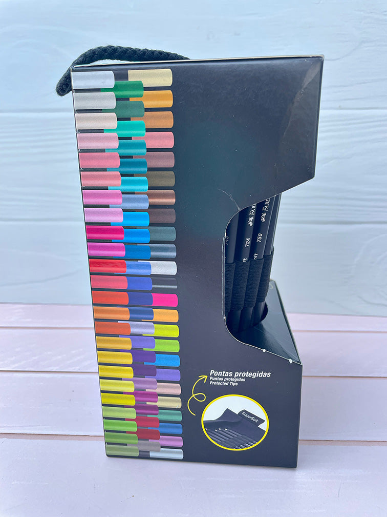 Estuche con 72 Colores Faber Castell Super Soft