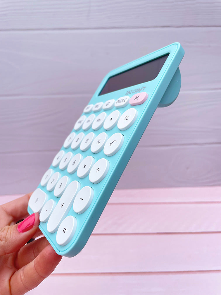 Calculadora Pastel de Escritorio Big Display