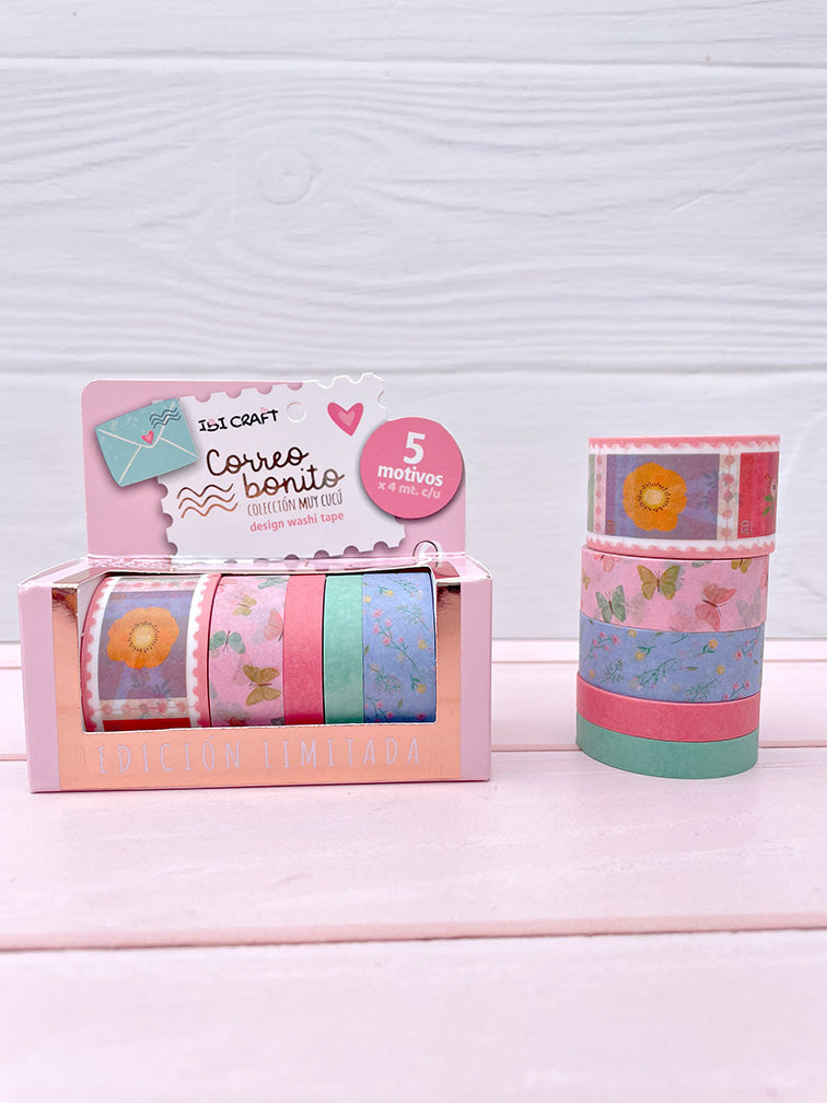 Washi Tape Correo Bonito x5