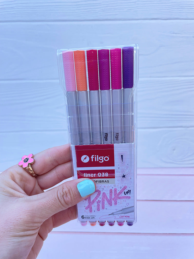 Microfibras Pink Filgo x6