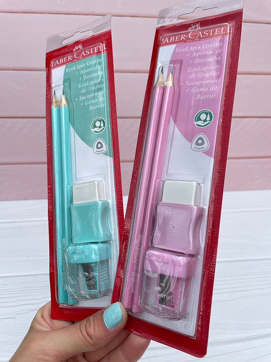 Set Lápices + Goma + Sacapuntas