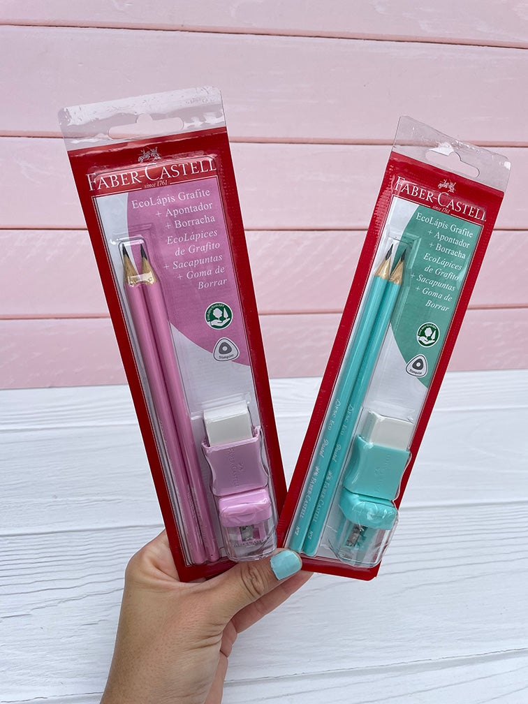 Set Lápices + Goma + Sacapuntas